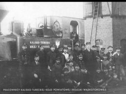 Pracownicy Kalisko-Tureckiej Kolei Powiatowej - okres międzywojenny